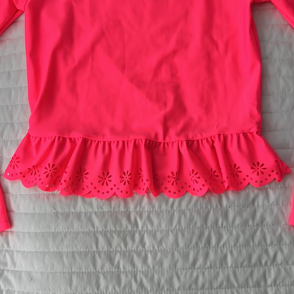 Eyelet Ruffle Rashguard from Cat & Jack - Picture 2 of 3